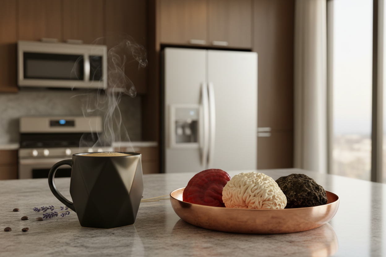 Hojicha With Mushrooms Tea